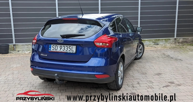 Ford Focus cena 35999 przebieg: 196000, rok produkcji 2015 z Bukowno małe 301